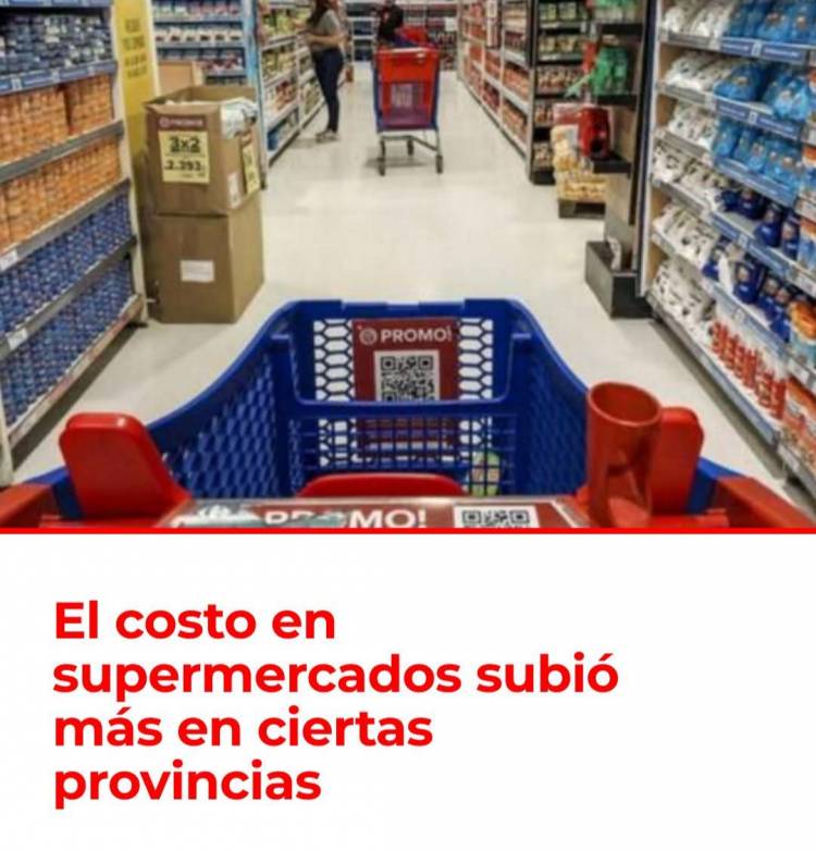San Luis tuvo él salto más alto en costo de canasta, a pesar de que él Gobierno Provincial dice que hay menos inflación. Subió casi 30 mil pesos él changuito .
