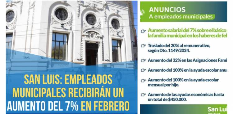 Hissa rompió él chanchito.Dió él 7 por ciento de aumento a los Municipales en un solo pago.No acató la disposición de la Provincia . Subió adicionales .