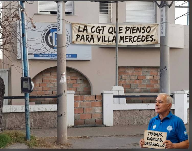 CGT Villa Mercedes y la desidia .El trío a dedo pretende que los Mercedinos le cierren con cemento las puertas y ventanas de su CGT , mientras destrozan a los trabajadores.