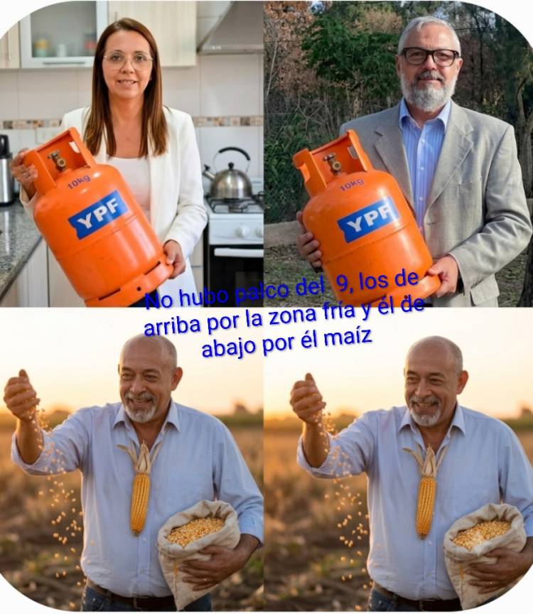 Él tándem Becerra -Almena fuera del palco por la zona fría. Bazla  tampoco . Eran infaltables